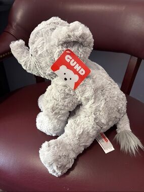 Gund Cozys Collection Grey Elephant Plush #6049951 — NWT